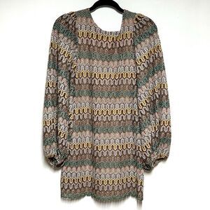 Anthropologie JEN'S PIRATE BOOTY "JASMINE" LABYRINTH Lace Deep V back Dress S